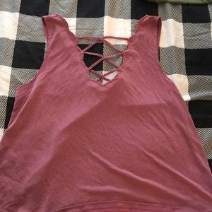 Soft and Sexy Tank Mauve Sueded